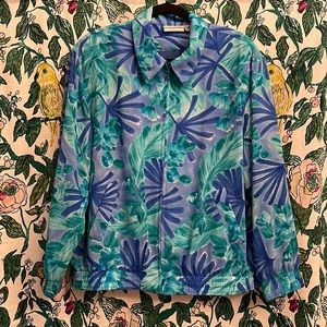 Vintage Alfred Dunner Pastel Floral Jacket